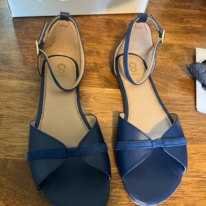 Blue barefoot Sandals Shapen Petal 2.0